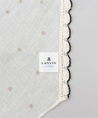 リネンひし形スカーフ 2LB 66010 | LANVIN en Bleu (Women